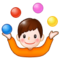 Man Juggling emoji on Samsung